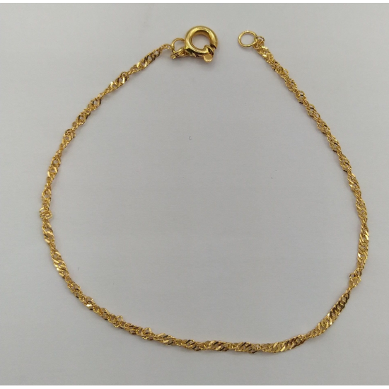 PULSEIRA OURO AMARELO 19K CRIANÇA