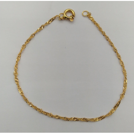 PULSEIRA OURO AMARELO 19K CRIANÇA