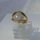 ANEL BICOLOR OURO 19K ANEL BICOLOR OURO 19K