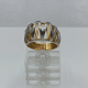 ANEL BICOLOR OURO 19K ANEL BICOLOR OURO 19K
