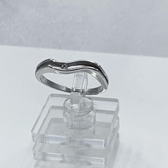 ANEL OURO BRANCO 19K ANEL OURO BRANCO 19K
