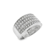ANEL OURO BRANCO 19K