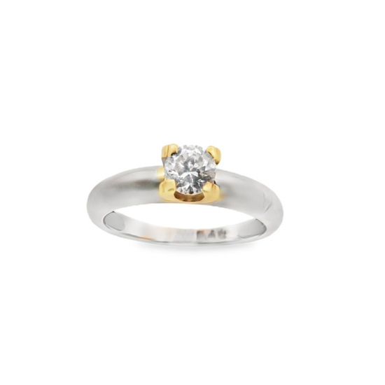 ANEL BICOLOR OURO 19K ANEL BICOLOR OURO 19K