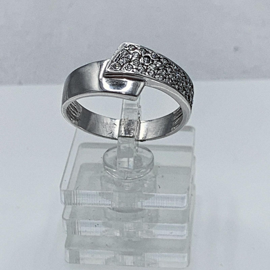 ANEL OURO BRANCO 19K ANEL OURO BRANCO 19K