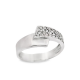 Anel Ouro Branco 19k Anel Ouro Branco 19k