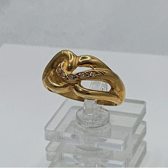 ANEL OURO AMARELO 19K