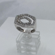 ANEL OURO BRANCO 19K ANEL OURO BRANCO 19K