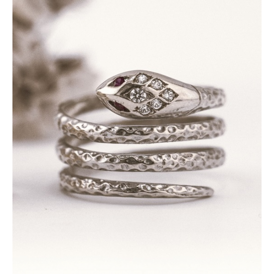 ANEL OURO BRANCO 19K ANEL OURO BRANCO 19K
