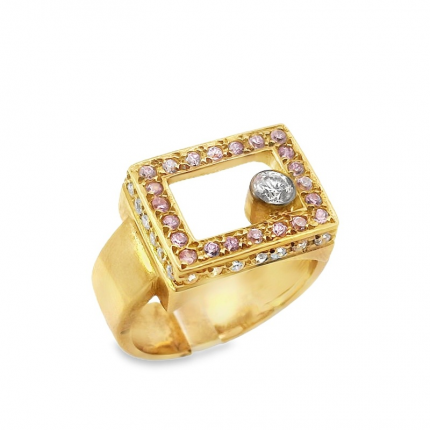 ANEL OURO AMARELO 19K