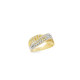 ANEL BICOLOR OURO 19K