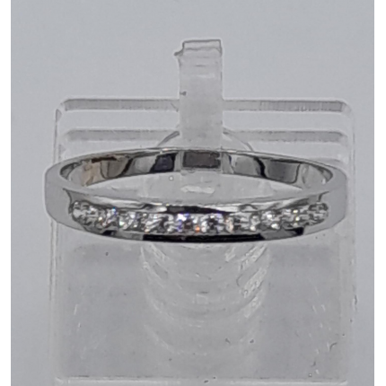 Anel Ouro Branco 19k Anel Ouro Branco 19k