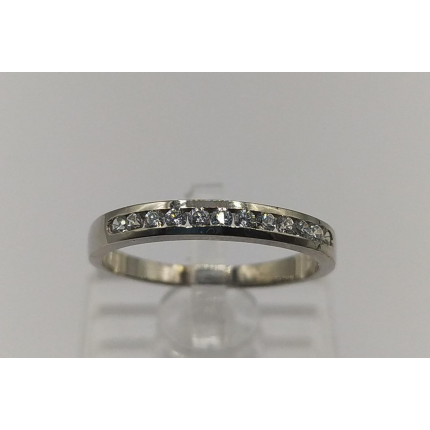 Anel Ouro Branco 19k Anel Ouro Branco 19k