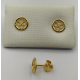 BRINCOS OURO AMARELO 19K BRINCOS OURO AMARELO 19K