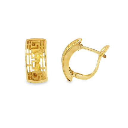 BRINCOS OURO AMARELO 19K