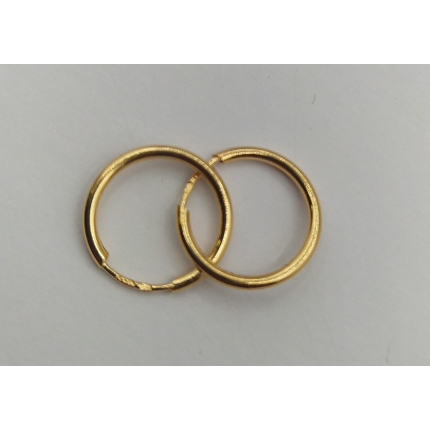 ARGOLAS OURO AMARELO 19K