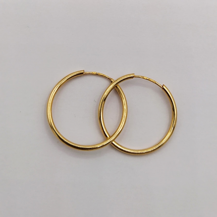 ARGOLAS OURO AMARELO 19K