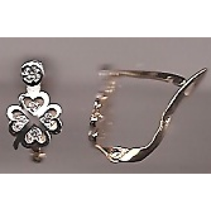 BRINCOS OURO AMARELO 19K CRIANÇA