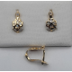 BRINCOS OURO AMARELO 19K CRIANÇA