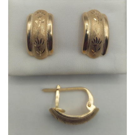 BRINCOS OURO AMARELO 19K