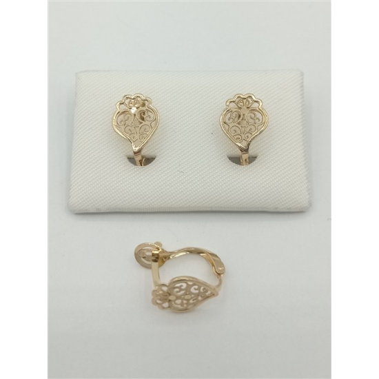 BRINCOS OURO AMARELO 19K