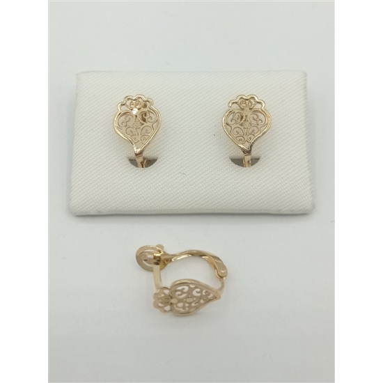 BRINCOS OURO AMARELO 19K
