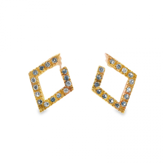 BRINCOS OURO AMARELO 19K