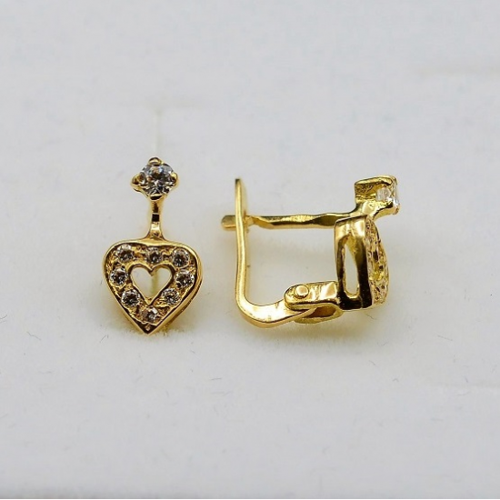 Brincos Ouro Amarelo 19k Criança Brincos Ouro Amarelo 19k Criança