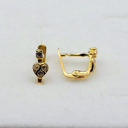 BRINCOS OURO AMARELO 19K