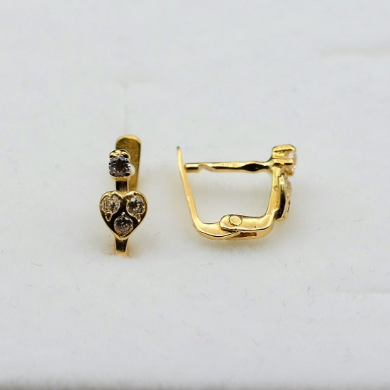 BRINCOS OURO AMARELO 19K