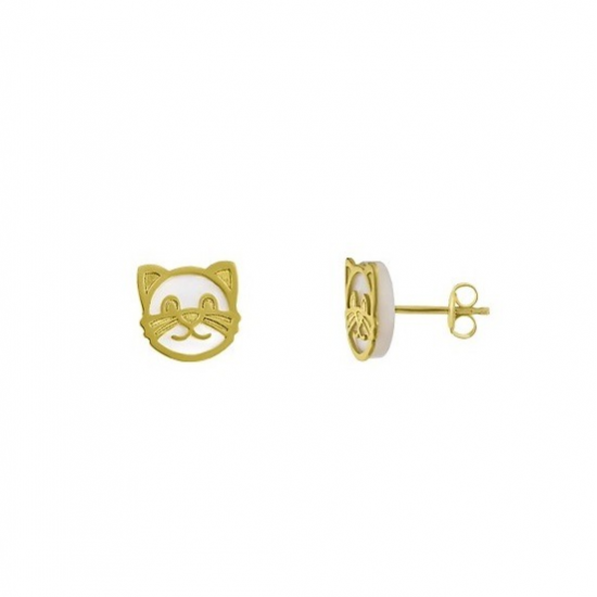 Brincos Ouro Amarelo 19k Criança Brincos Ouro Amarelo 19k Criança