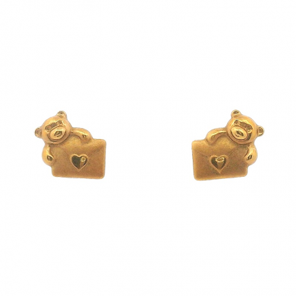 BRINCOS OURO AMARELO 19K
