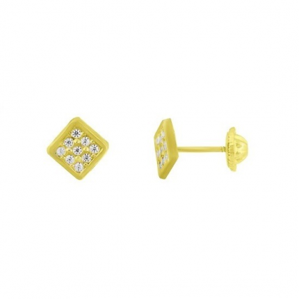 BRINCOS OURO AMARELO 19K CRIANÇA BRINCOS OURO AMARELO 19K CRIANÇA