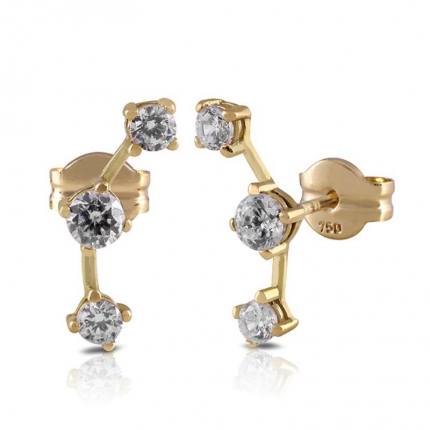 BRINCOS OURO AMARELO 19K