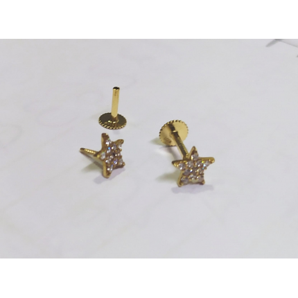 PIERCING OURO AMARELO 19K PIERCING OURO AMARELO 19K