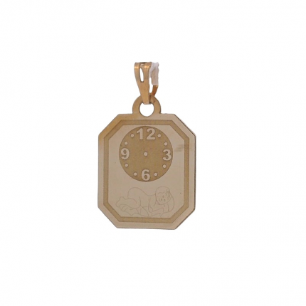 MEDALHA OURO AMARELO 9K
