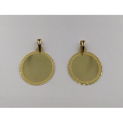 Medalha Ouro Amarelo 9k Medalha Ouro Amarelo 9k