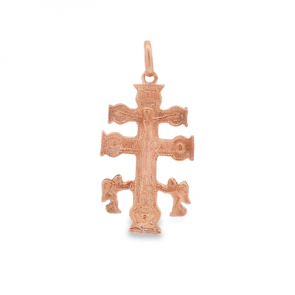 CRUCIFIXO ROSE GOLD 9K
