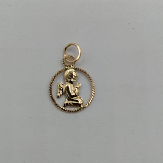 MEDALHA OURO AMARELO 9K