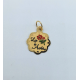 MEDALHA OURO AMARELO 9K DIZERES ONDULADA MEDALHA OURO AMARELO 9K DIZERES ONDULADA