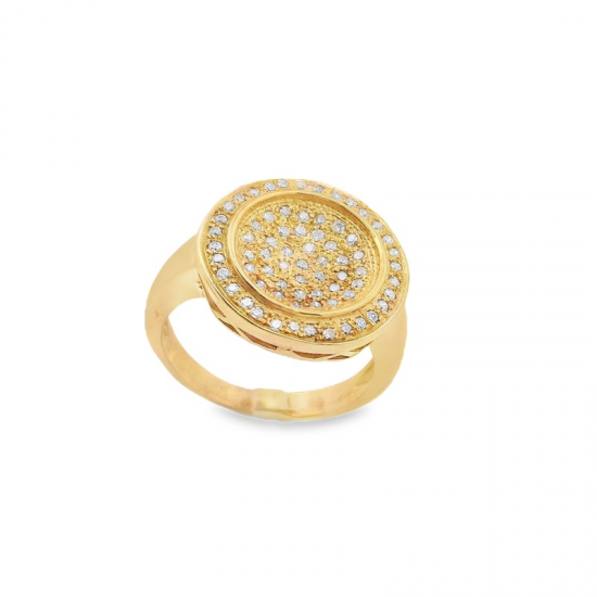 ANEL OURO AMARELO 9K