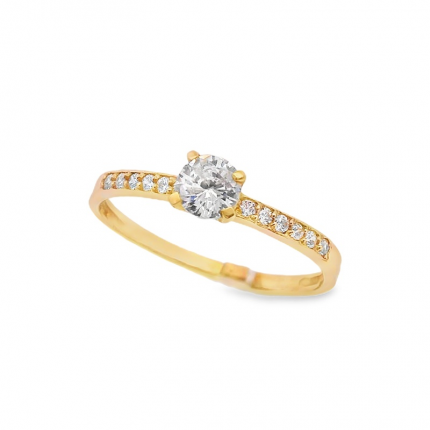 ANEL OURO AMARELO 9K