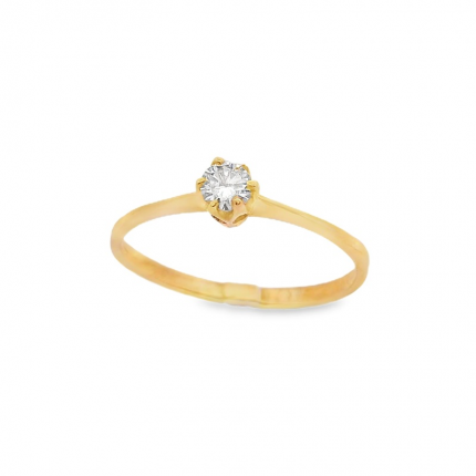 ANEL OURO AMARELO 9K