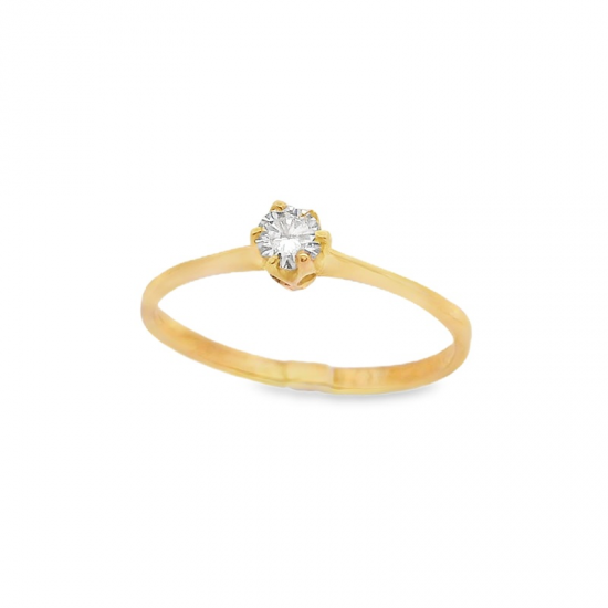 ANEL OURO AMARELO 9K