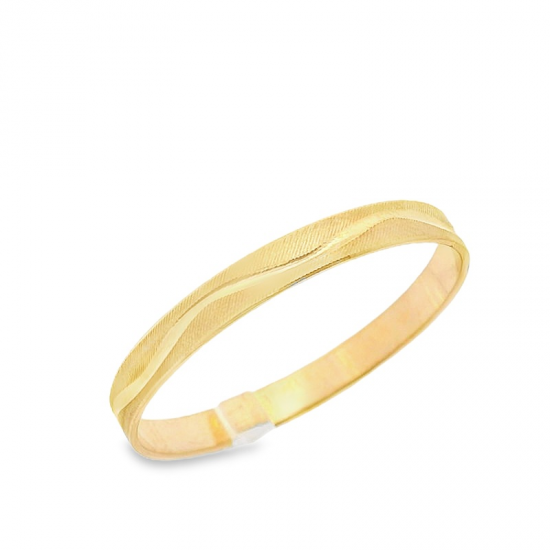 ALIANÇA OURO AMARELO 9K