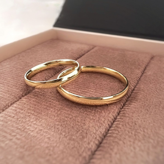 ALIANÇA OURO AMARELO 9K