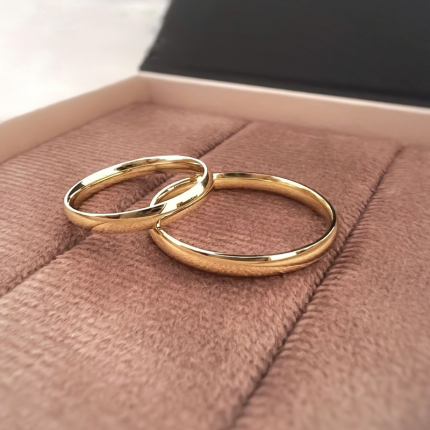 ALIANÇA OURO AMARELO 9K