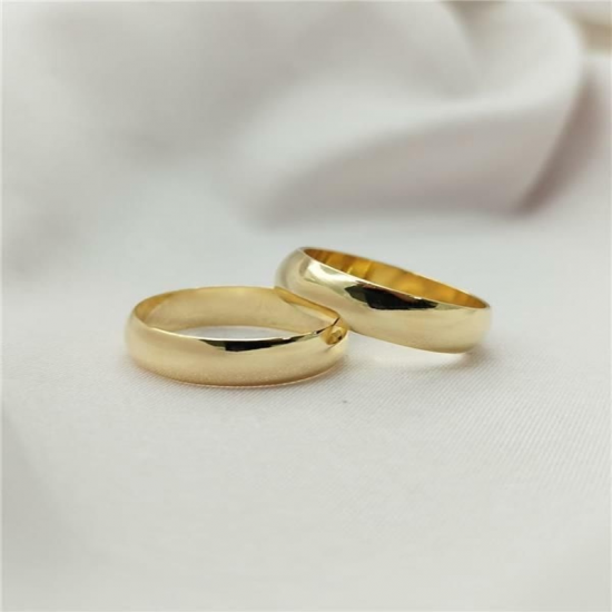 Aliança Ouro Amarelo 9k