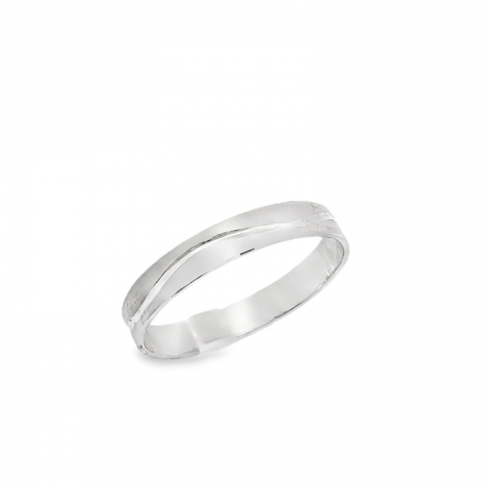 Aliança Ouro Branco 9k Aliança Ouro Branco 9k