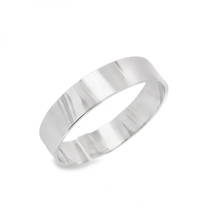 ALIANÇA OURO BRANCO 9K
