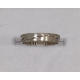 Aliança Ouro Branco 9k